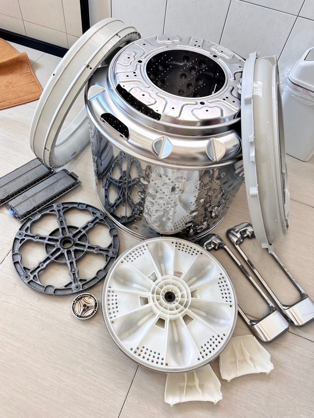 【高雄清洗洗衣機】快可寧洗衣機清洗-全機拆卸清洗,天然洗劑消毒,專業到府服務 - 第11張圖