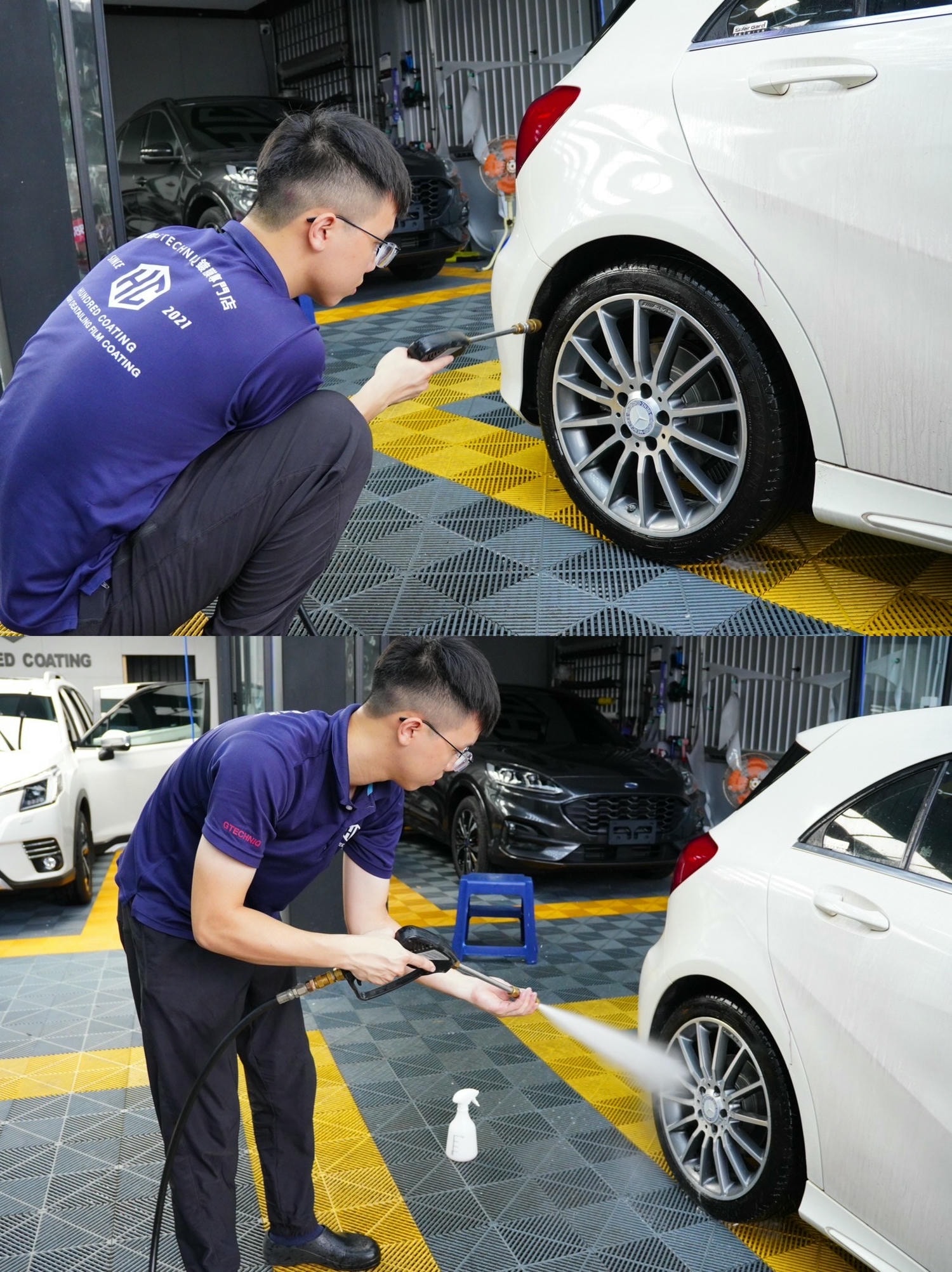 【高雄汽車美容推薦】H.C百鍍包膜鍍膜│無論晴天雨天都想來精緻洗車,流程細節都滿分 - 第12張圖