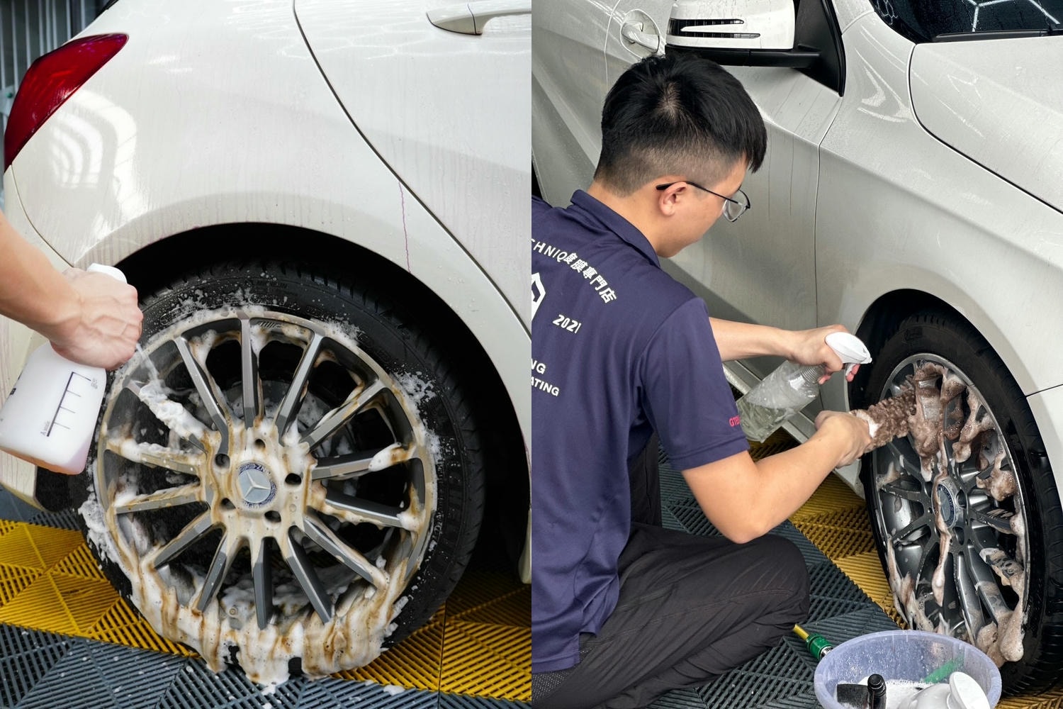 【高雄汽車美容推薦】H.C百鍍包膜鍍膜│無論晴天雨天都想來精緻洗車,流程細節都滿分 - 第13張圖