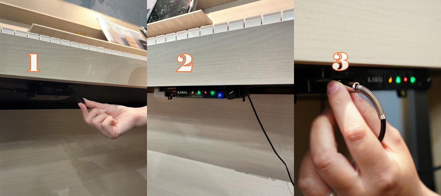 【高雄鋼琴】 KAWAI Pianos 河合鋼琴 – 高雄直營店丨在都市叢林裡也能自在彈奏的-KAWAI NF-15原聲混合鋼琴 - 第16張圖